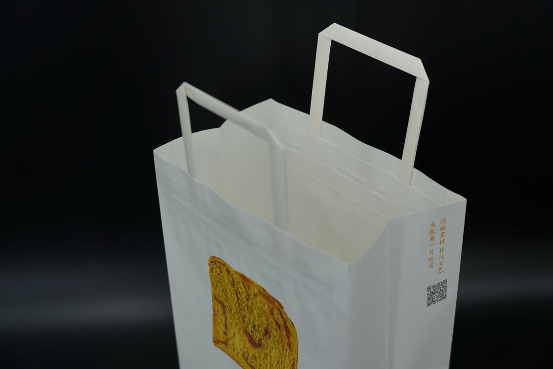 Custom Printing Kraft Paper Bread Bags Organic Food Packaging Paper Bags