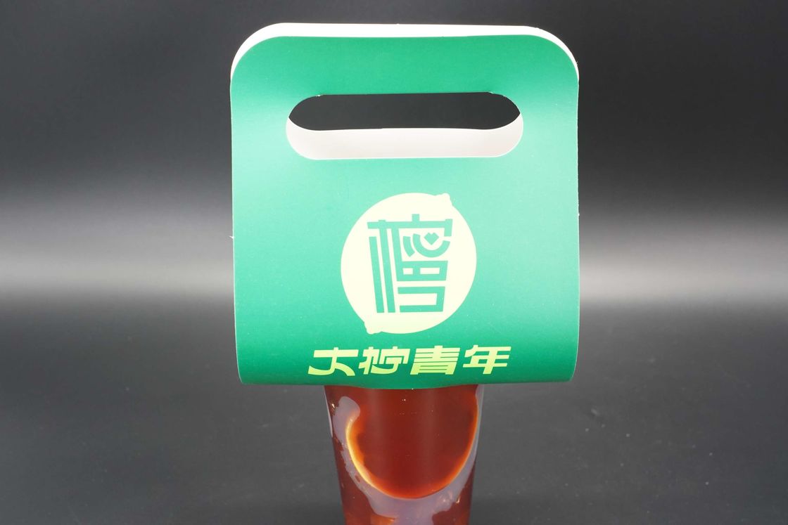 Custom Print Disposable Cardboard Kraft Single Cup 2 Cups Take Away Drink Coffee Paper Cup Carrier Holders
